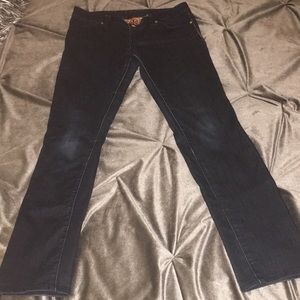 Tory Burch skinny blue jeans